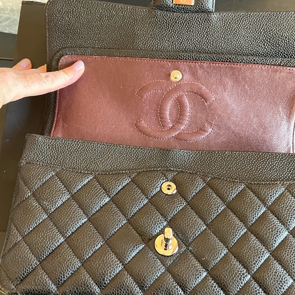 Chanel Classic Double Flap in Medium Caviar Leather 11 Series FULL SET PRISTINE - Picture 10 of 16